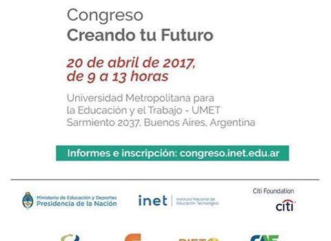 Educación y Trabajo: Se desarrollará el Congreso «Creando tu Futuro»