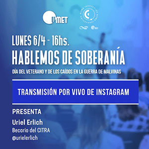 UMET: Invitación a charla online gratuita sobre Soberanía