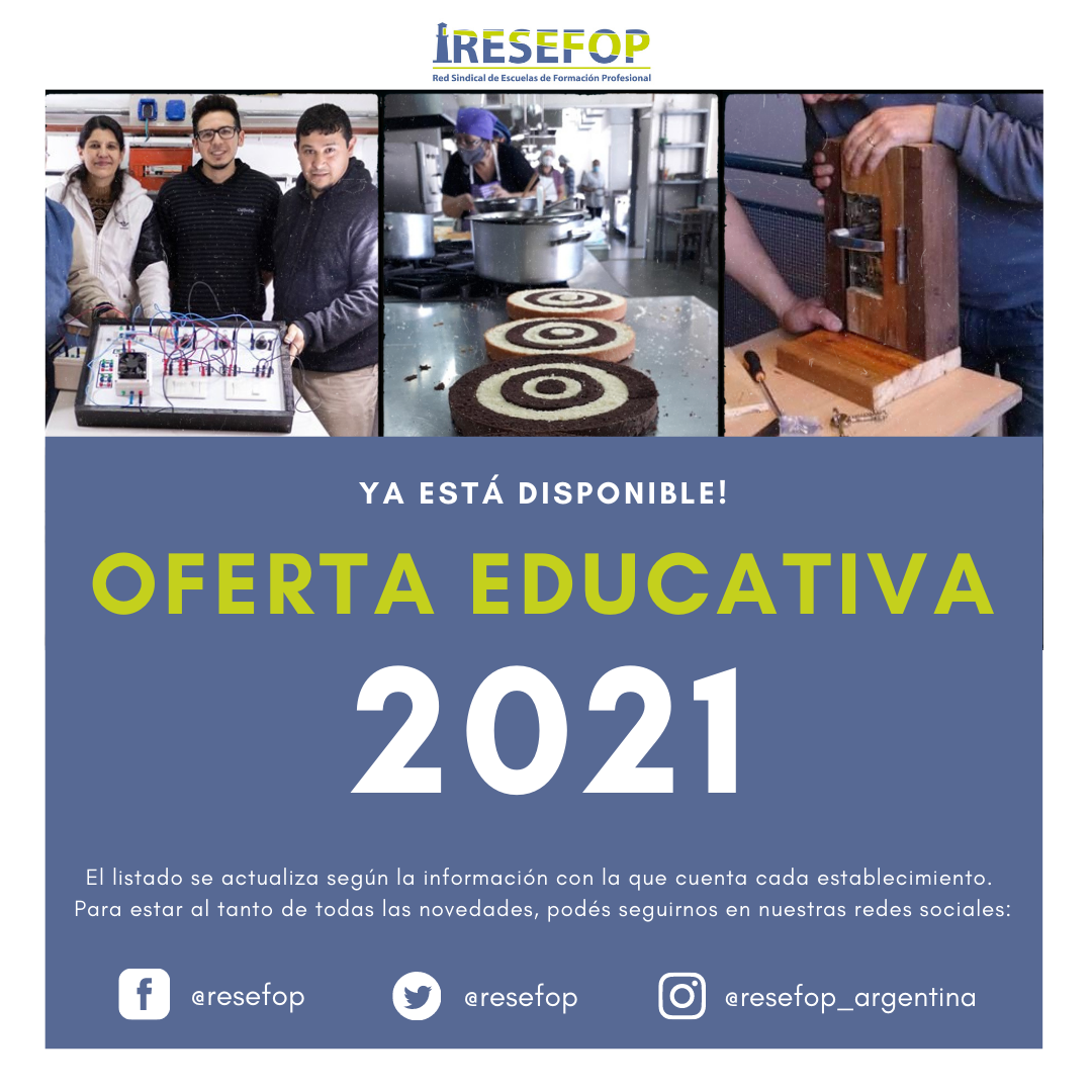 OFERTA EDUCATIVA RESEFOP 2021 1er cuatrimestre