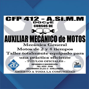 ASIMM: Curso Auxiliar Mecánico de Motos